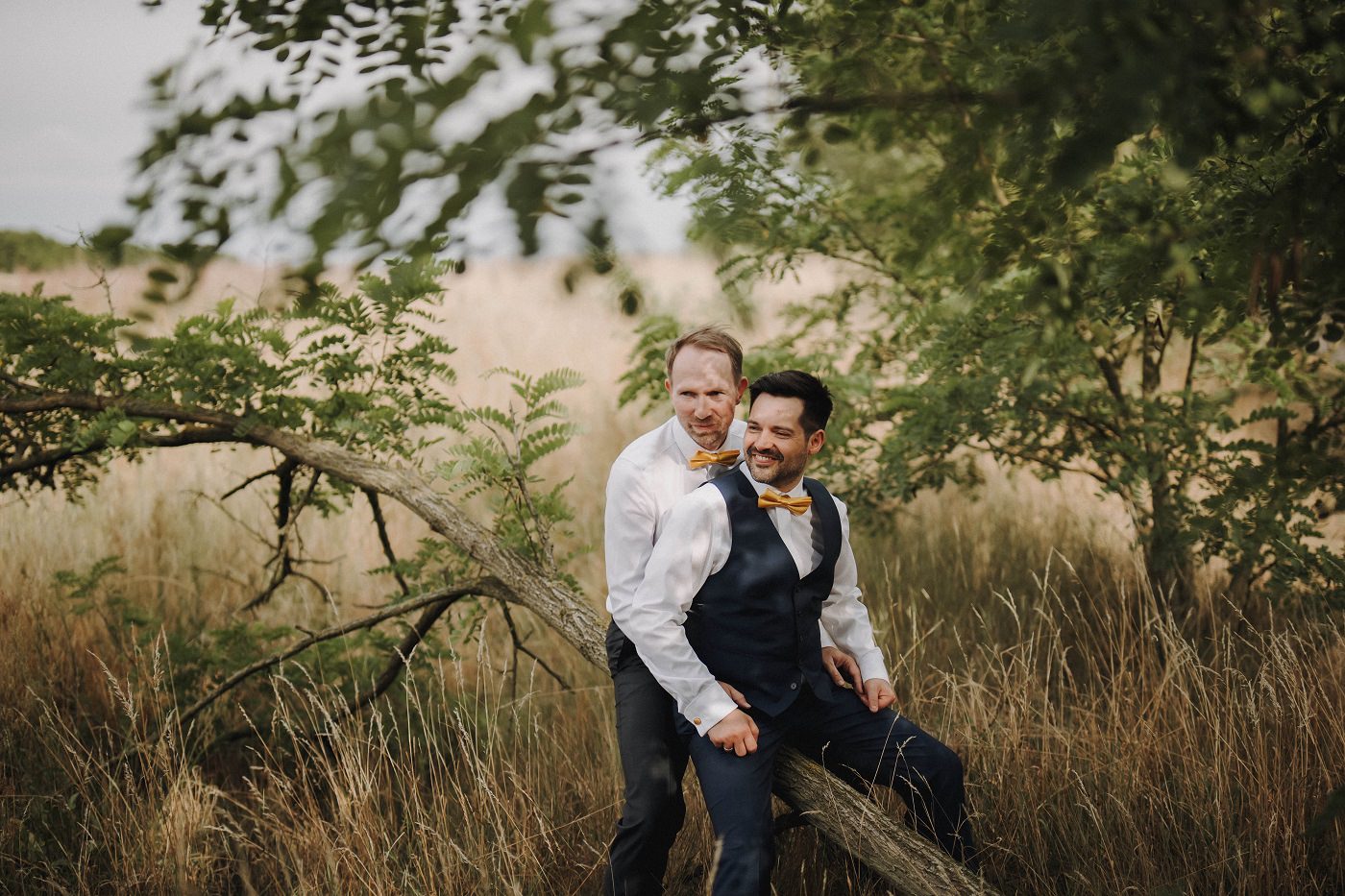 Schwule Hochzeit Schloss Wulkow, Brandenburg bei Berlin
